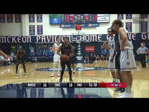 Zach Lofton highlights - New Mexico State v. Saint Marys - 2017 Nov 13