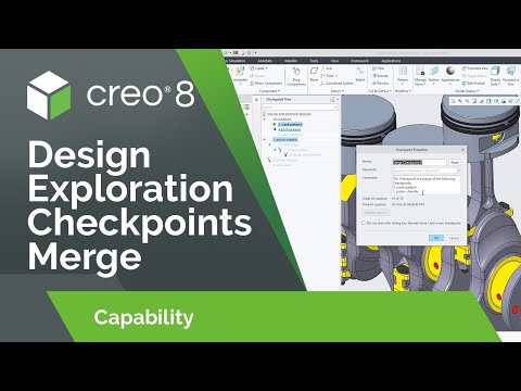 Design Exploration Checkpoints Merge | Creo 8