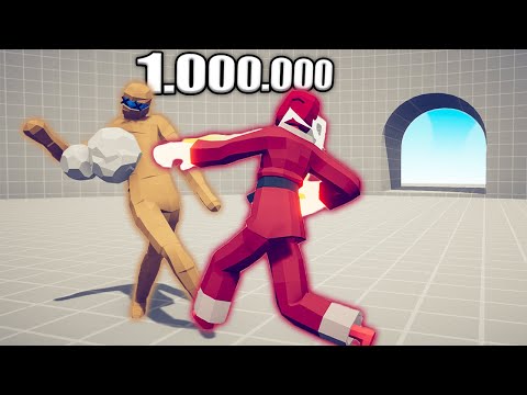 1.000.000 DAMAGE ULTIMATE BOXER 1 vs 1 TOURNAMENT - TABS | Totally Accurate Battle Simulator 2023