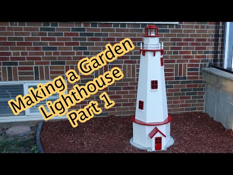 Making a Garden Lighthouse Part 1