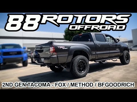 2nd Gen Toyota Tacoma Fox Lift & Method NV MR305 Wheels!