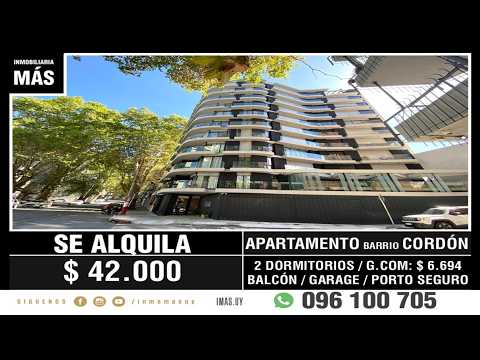 Video de YouTube - Apartamento Alquiler Garage Cordón Montevideo iMas.uy B *