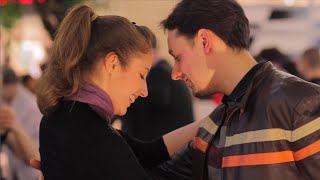 Video thumbnail of "Argentine tango flash mob - Golden Age of no social distancing (Budapest, with bandoneon & dancing)"