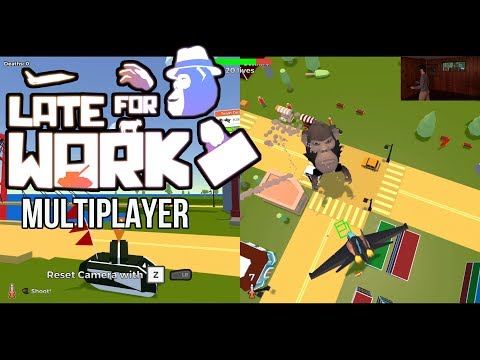 Crushing My Puny Human Friends with My Giant Gorilla Hands | Late For Work VR Multiplayer #1