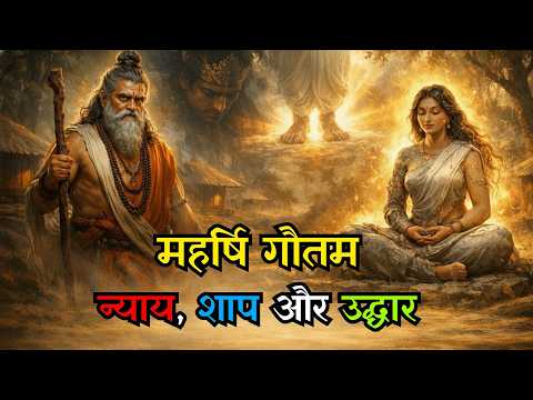Maharishi Gautama & Ahalya: Karma, Curse, Redemption and the Path to Moksha | Complete Epic Story