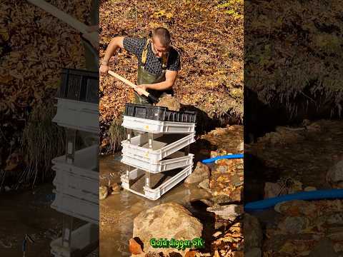 Found Real Gold! Panning with a Prototype Modular System #GoldPanning #ModularSystem