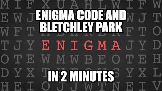 The Enigma Code in 2 Minutes