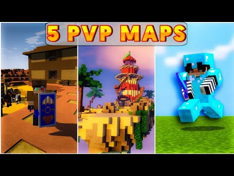 ANDROID GAME 17 - 5 Best PvP Maps for MCPE 1.19+   ||.  Best world for Minecraft