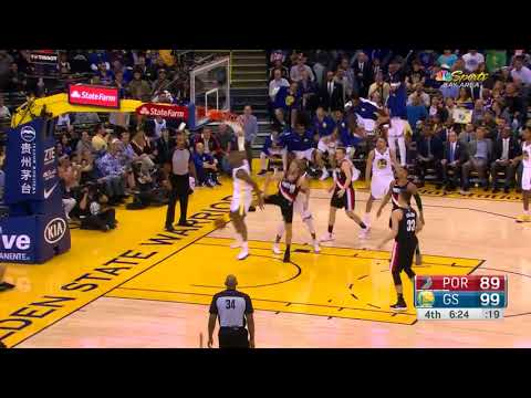Game 28 | Golden State Warriors VS Portlan Trail Blazers - David West boost the warriors