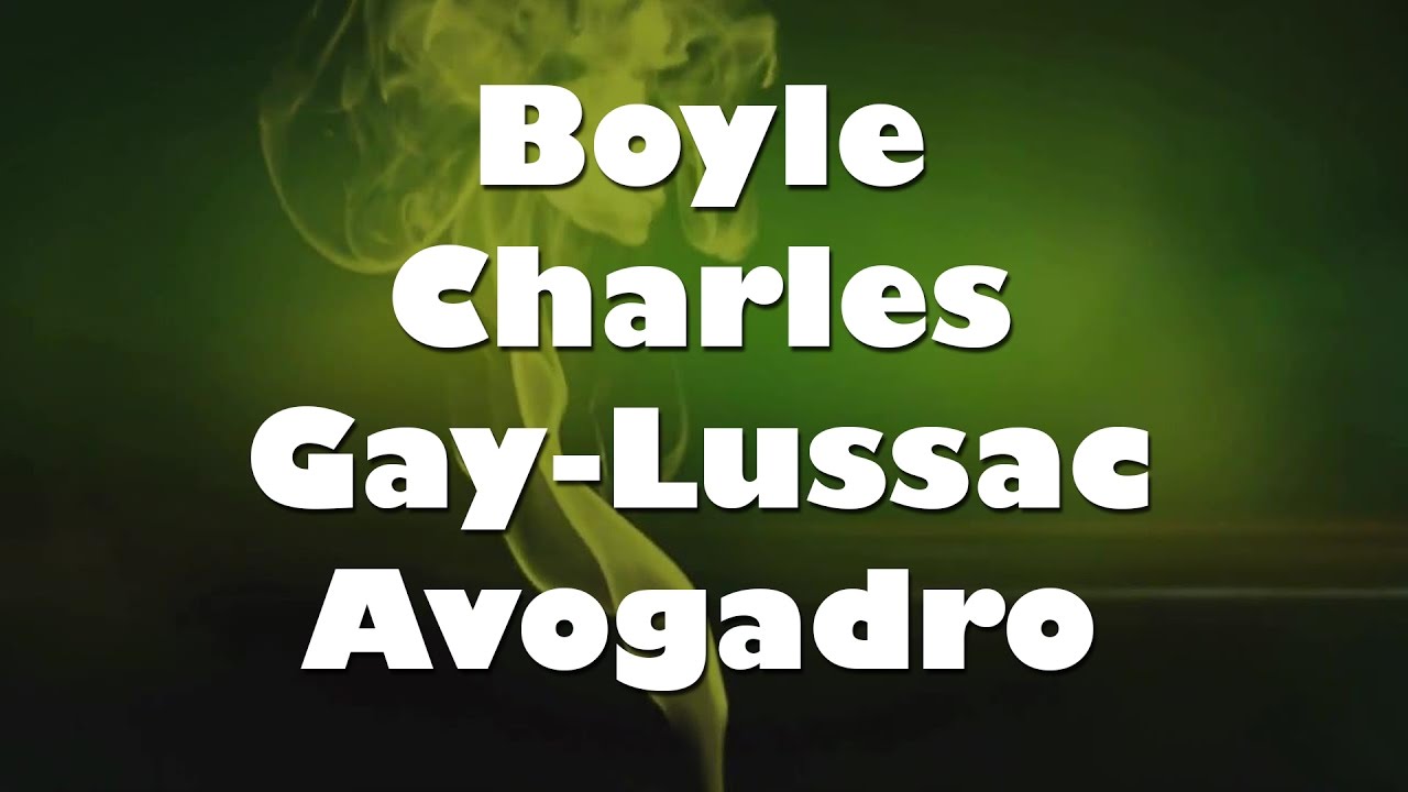 LEYES DE LOS GASES | Teoría de Gases