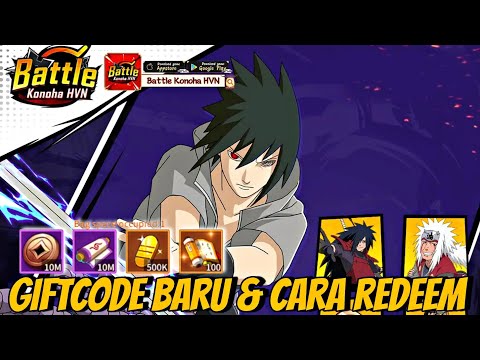 Redeem GIFTCODE Terbaru & Cara Mendapatkan Code GRATIS GOLD 500K - BATTLE KONOHA HVN