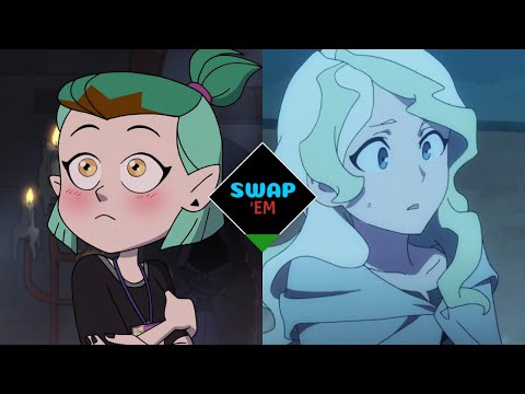 AMITY AND DIANA VOICE SWAP | The Owl House/Little Witch Academia