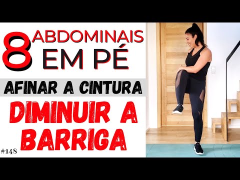 STANDING SIT-UPS - HOW TO LOSE BELLY FAT, LOWER YOUR UPPER STOMACH AND TIGHTEN YOUR WAIST #148