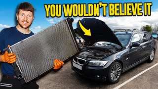 BMW RADIATOR REPLACEMENT HOW TO *SO EASY*