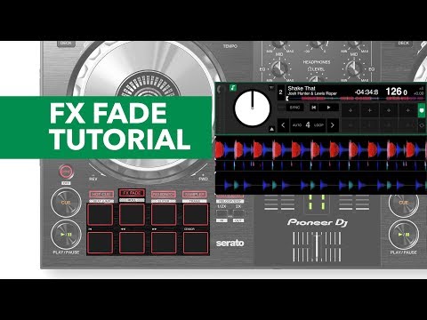 FX Fade Tutorial - Pioneer DDJ SB3 - Beginner DJ Lessons