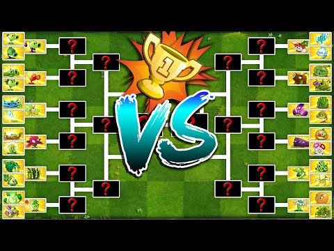 PVZ 2 BIG Tournament - Who Will Win? - Plant vs Plant Challenge