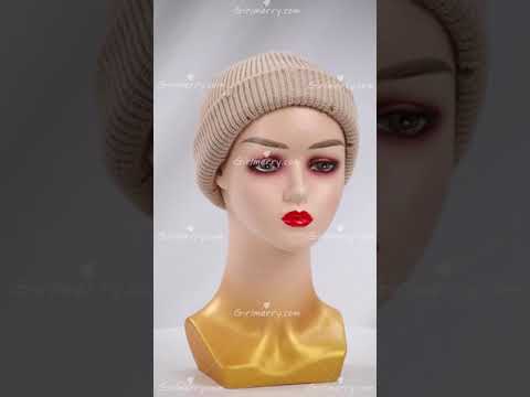 1 pc Fifteen color hip hop hole dome knitted hat 54-60cm Wholesale KA000455