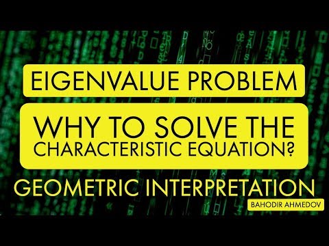 the Eigenvalue Problem