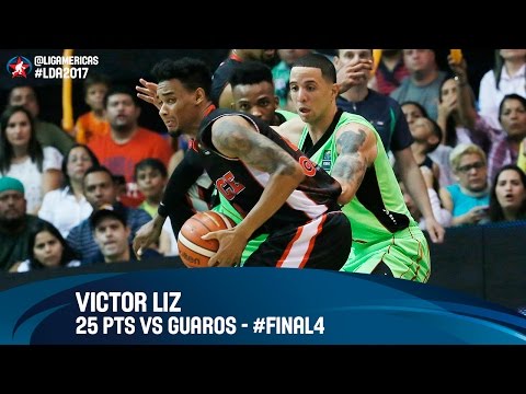 Victor Liz 25 PTS vs Guaros - #FINAL4 - DIRECTV Liga de las Americas 2017
