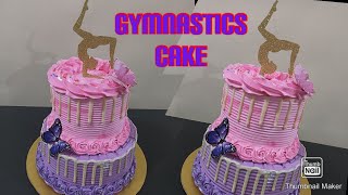 Gymnastics Cake | How To Make Gymnastics Theme Cake | 🎂