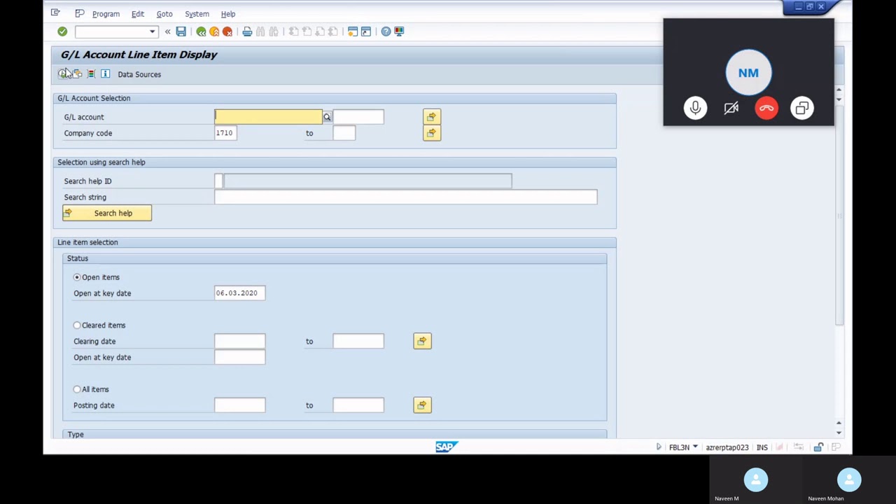 SAP Difference Between ECC and HANA 1909 Changes General Ledger -02