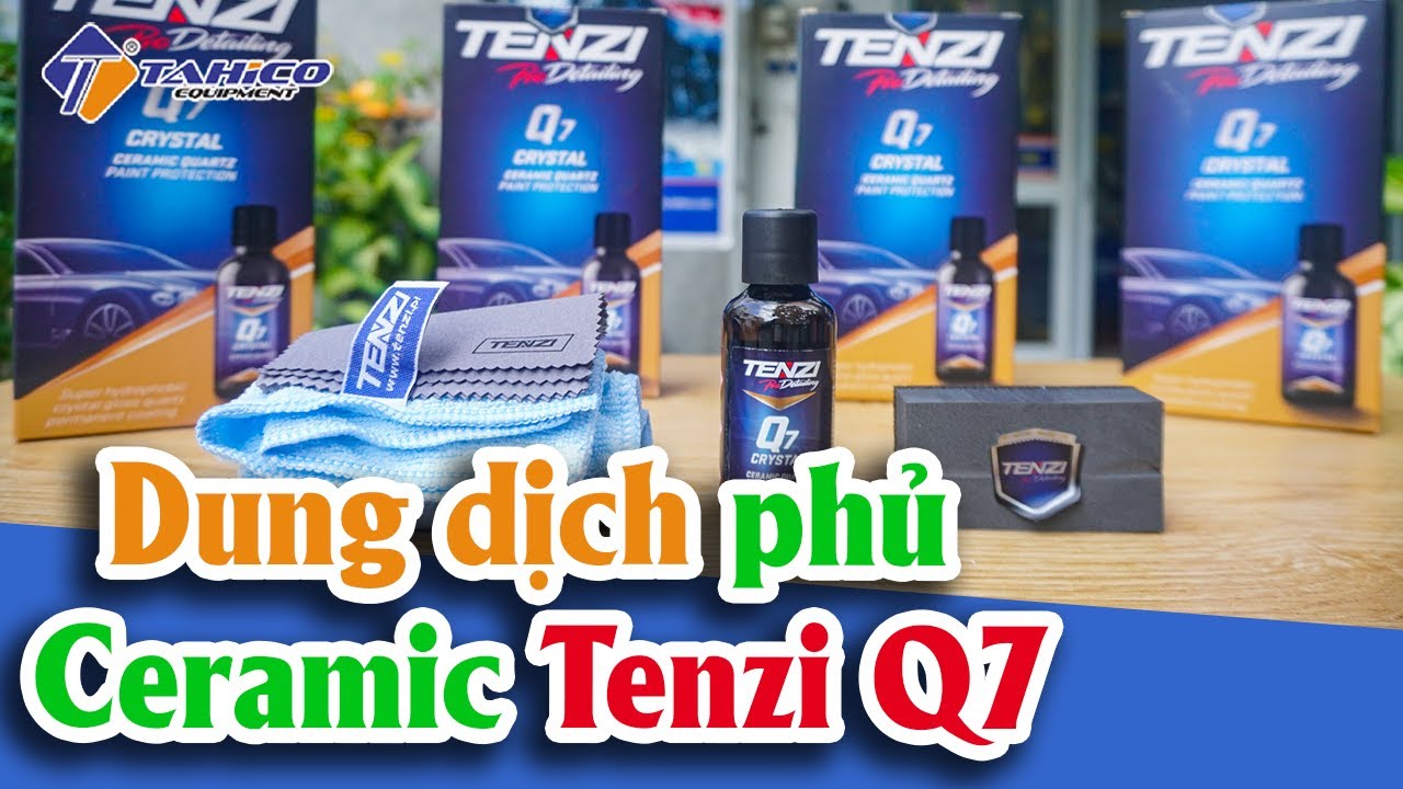 Dung dịch phủ Ceramic xe ô tô du lịch Tenzi - Q7 Crystal 18