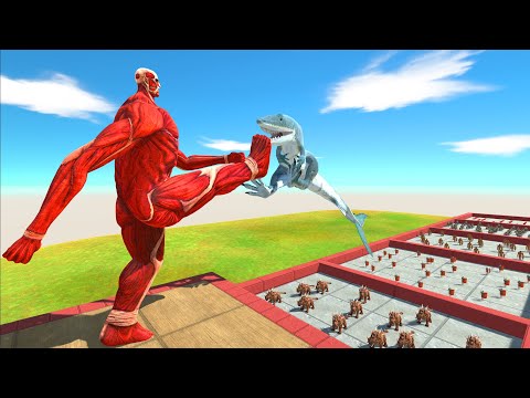 Titan Kicks All Units To Death - Animal Revolt Battle Simulator