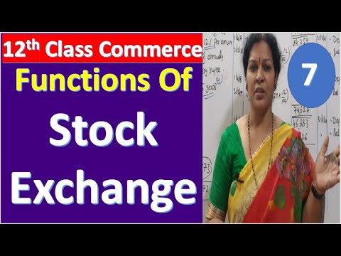 1 Introduction Of Financial Markets 12th Class Commerce Subject