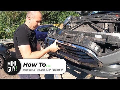 How To Remove and Replace The Front Bumper On Your Mini | The Mini Guy | F56 Mini One