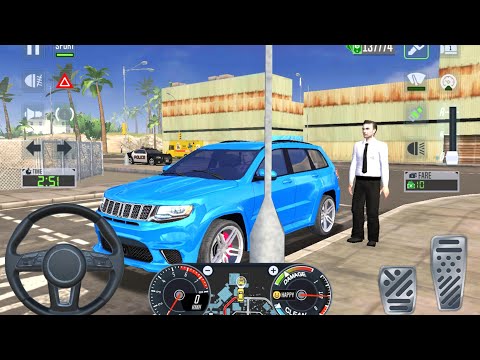 Taxi Sim 2020 - 4x4 SUV City Driving 👷🚖  - Car Game Android Gameplay