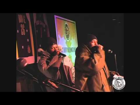 Justo's Mixtape Awards 2005: Sway and Rich Nice present OG Ron C with award