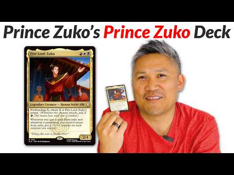 I Built a Fire Lord Zuko Commander Deck for Dante Basco