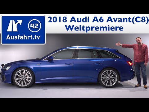 2018 Audi A6 Avant (C8) - Weltpremiere, Sitzprobe