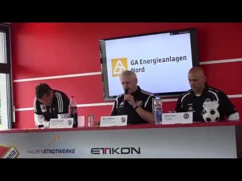 Germania Halberstadt-BFC Dynamo,14.09.2014 Pressekonferenz
