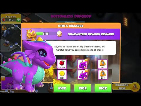 Glamorous Dragon Dungeon week-Dragon Mania Legends | 3852 Happy Dragons  Weekend Event | DML