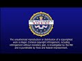 FBI Anti Piracy Warning 1080p
