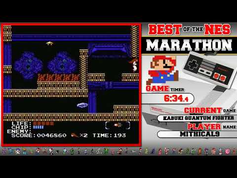 Best Of NES Marathon! Kabuki Quantum Fighter by Mithical9!