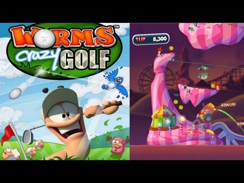 Worms Crazy Golf Gameplay PC HD
