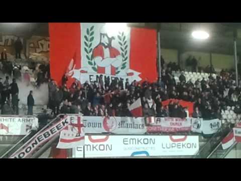 Onze nieuwe spandoek tijdens FC Emmen - FC Zwolle