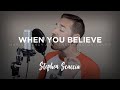 When You Believe - Mariah Carey & Whitney Houston (cover by Stephen Scaccia)