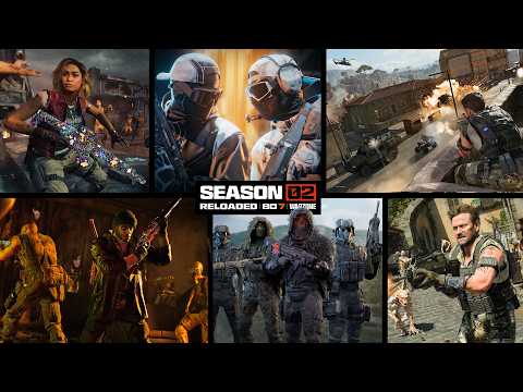 FULL BLACK OPS 7 SEASON 2 RELOADED ROAD MAP SHOWCASE!