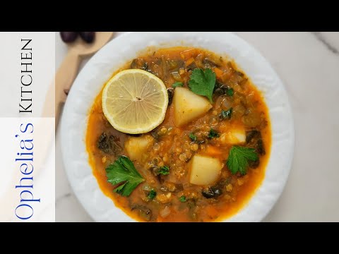 Red Lentil Soup (Moroccan Harira) | Vegan, GF, DF | How to Make Lentil Soup
