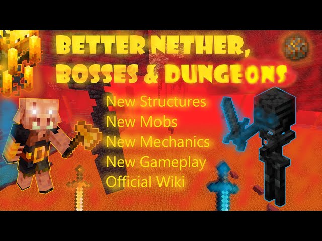 Better Nether Bosses Dungeons V5 2 Optifine 1 16 5 1 17 Minecraft Data Pack