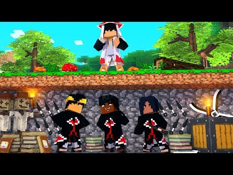 Minecraft: AKATSUKI INVADIU NOSSA BASE !! - NARUTO GUERRA Ep.19 ‹ STHAN ›