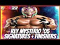 WWE 2K22 - Rey Mysterio 05 Signatures and Finishers