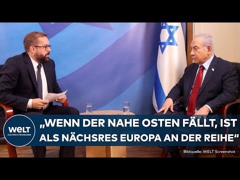 BENJAMIN NETANJAHU: Israel wird "keine Gnade für die Terroristen walten lassen" | WELT Interview
