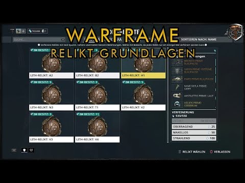 [GER] Relikt Grundlagen - Warframe - PESTIexe