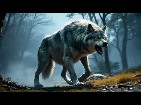 A hyper detailed, ultra realistic cinematic portrait of a wolf