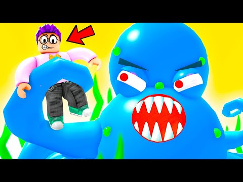 Can We Escape This BROKEN TANK AQUARIUM OBBY In ROBLOX?! (SEA MONSTER EATS US!)