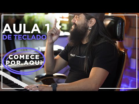 Aula 1 de teclado - Por onde começar pra aprender rápido